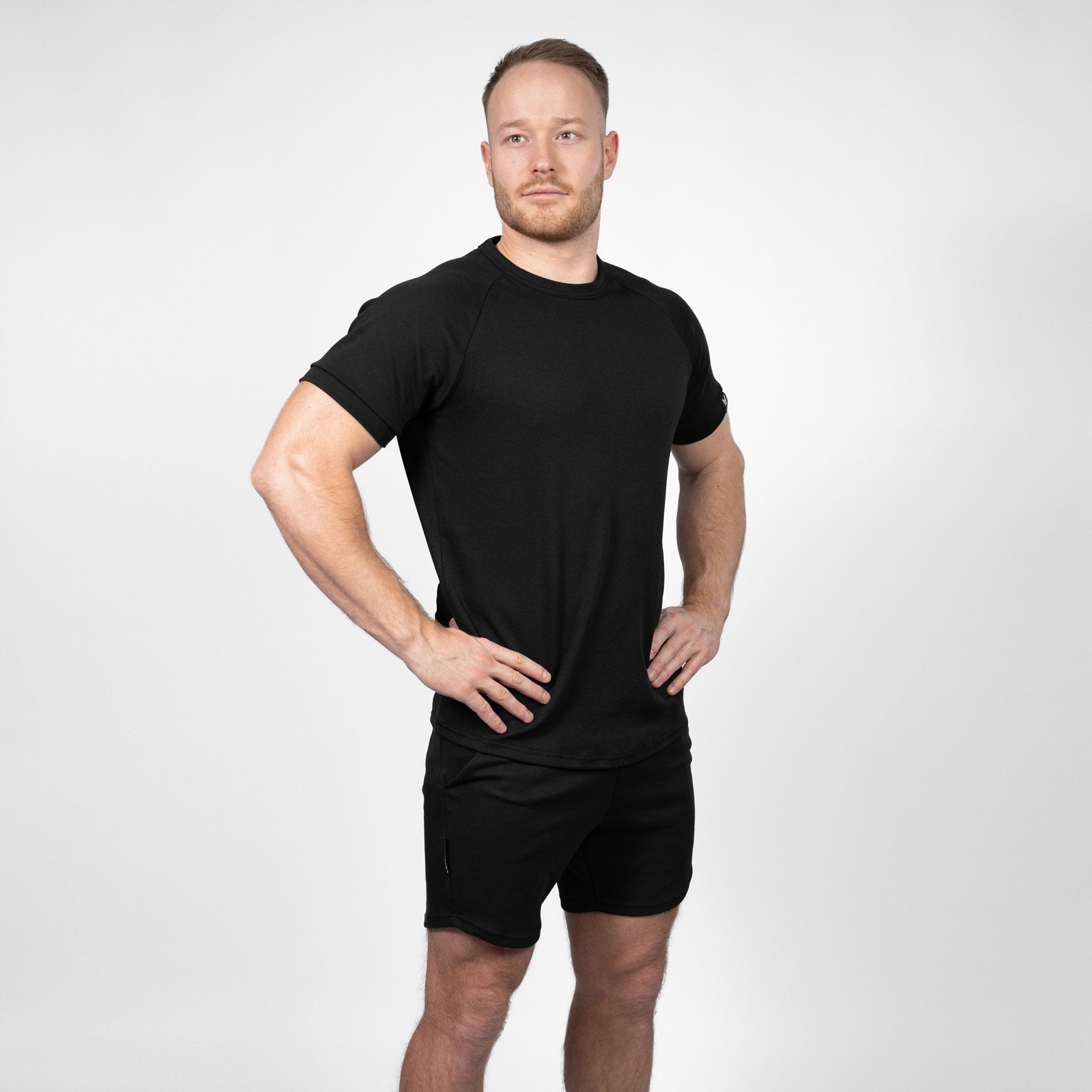 Reflexed Fit T-Shirt – schwarz