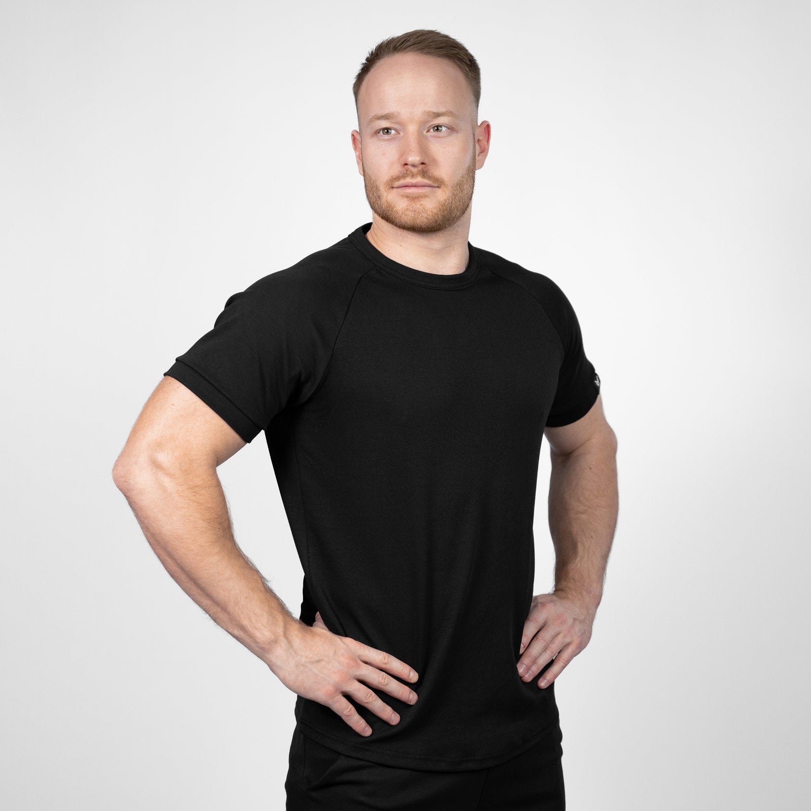 Reflexed Fit T-Shirt – schwarz