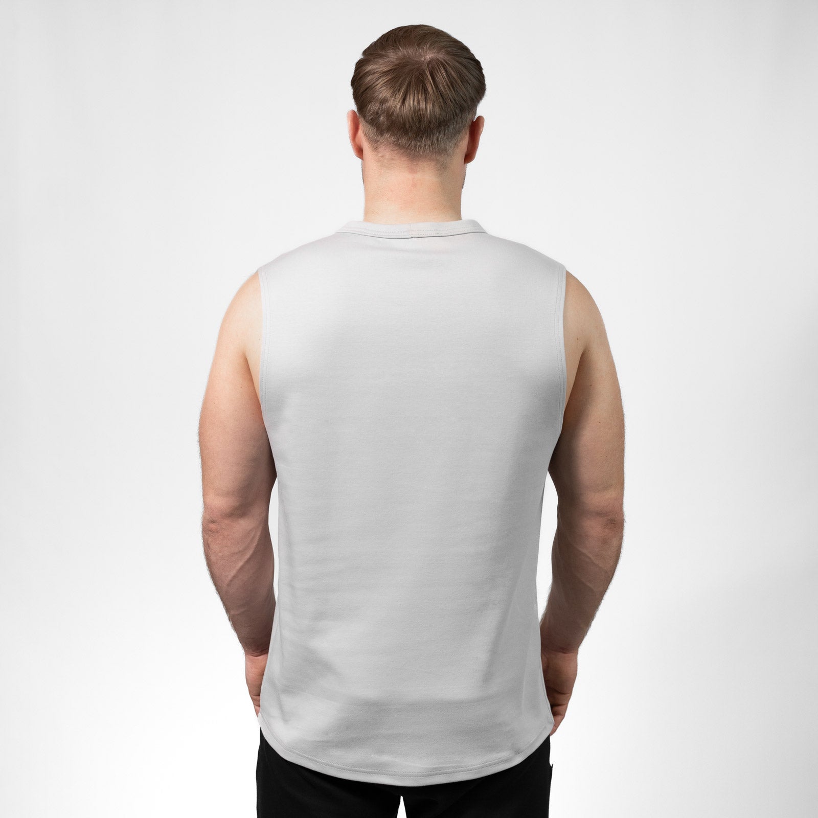 Reflexed Fit Cutoff Tank – hellgrau