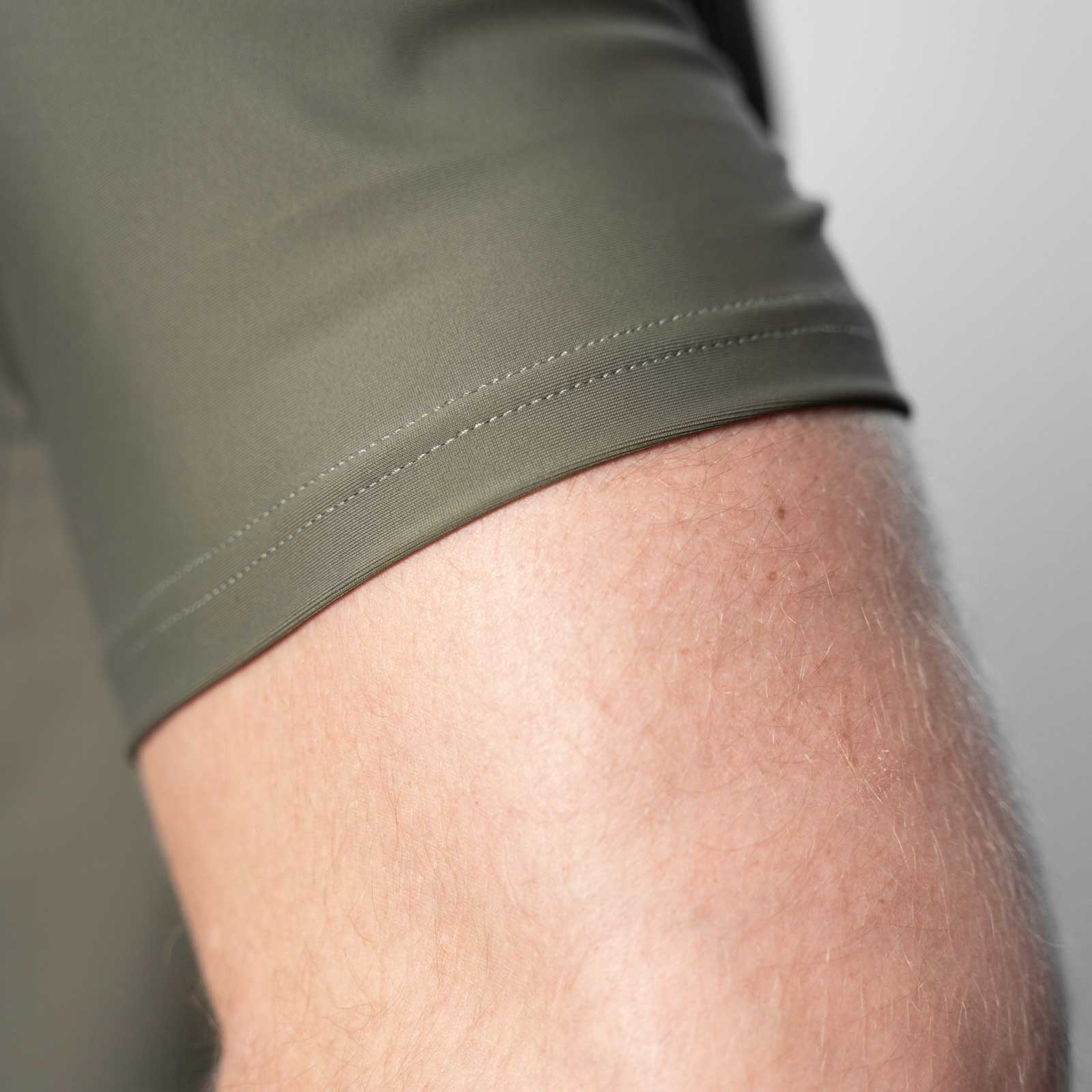 Reflexed Fit Lycra® Mesh-Back Training T-Shirt – Khaki