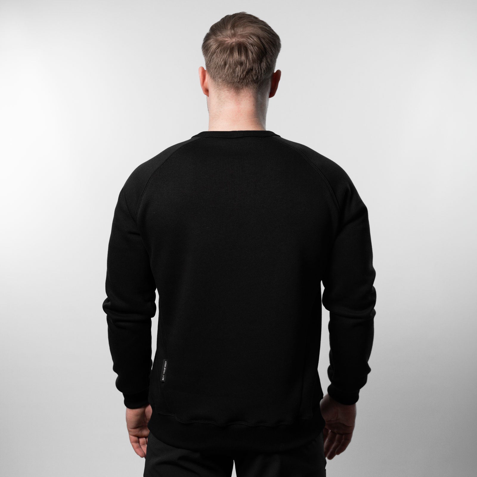 Reflexed Fit Sweat Pullover – Schwarz