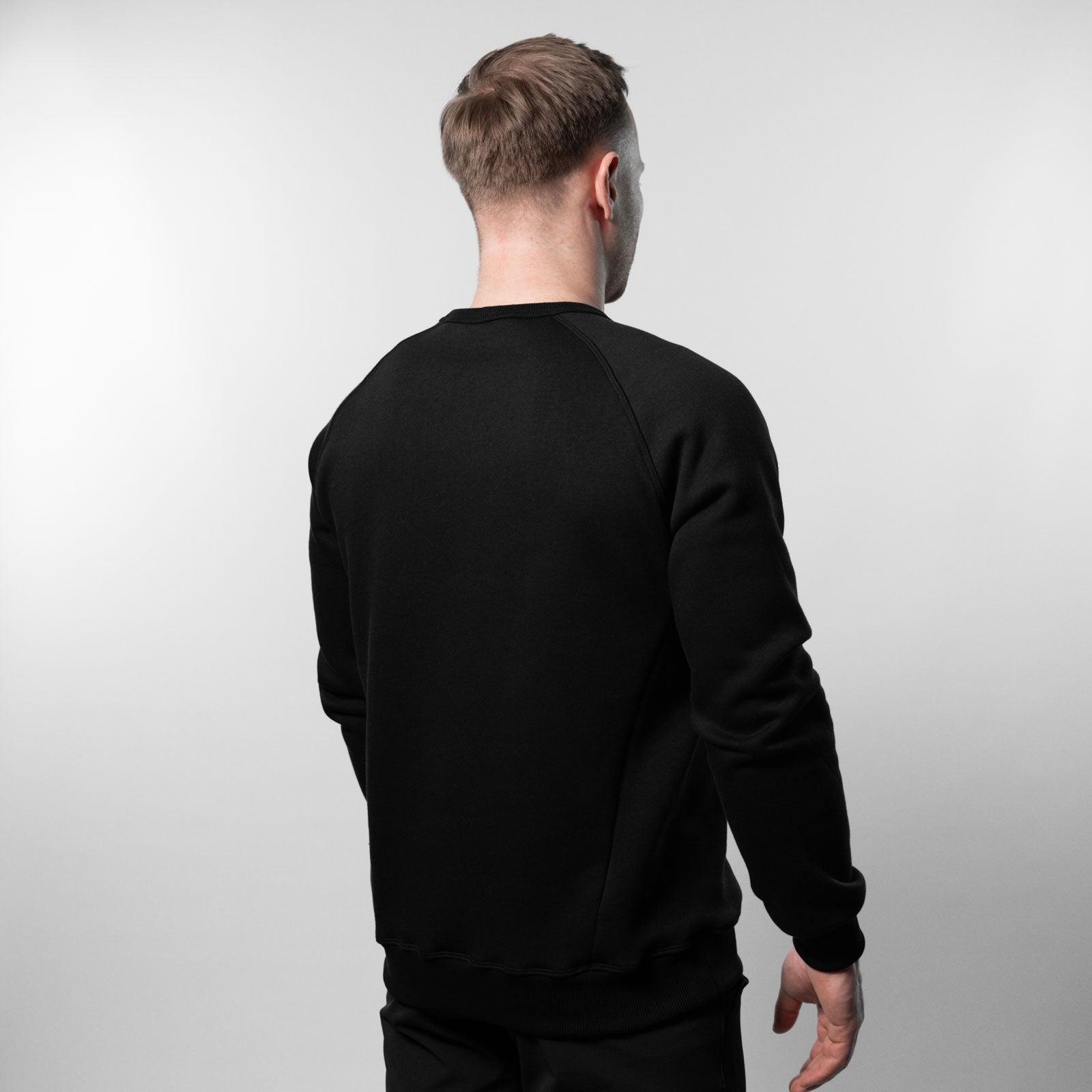 Reflexed Fit Sweat Pullover – Schwarz