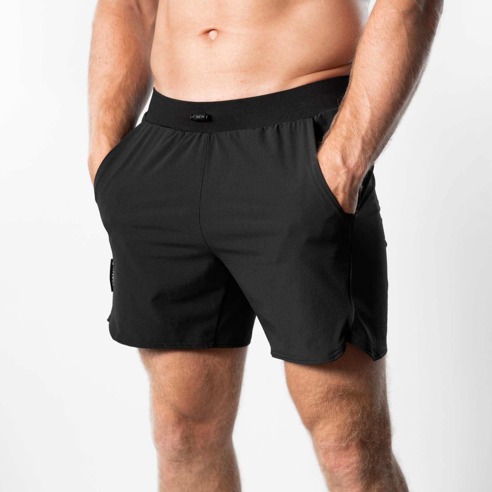 Ripstop Tech Shorts – Anthrazit Schwarz