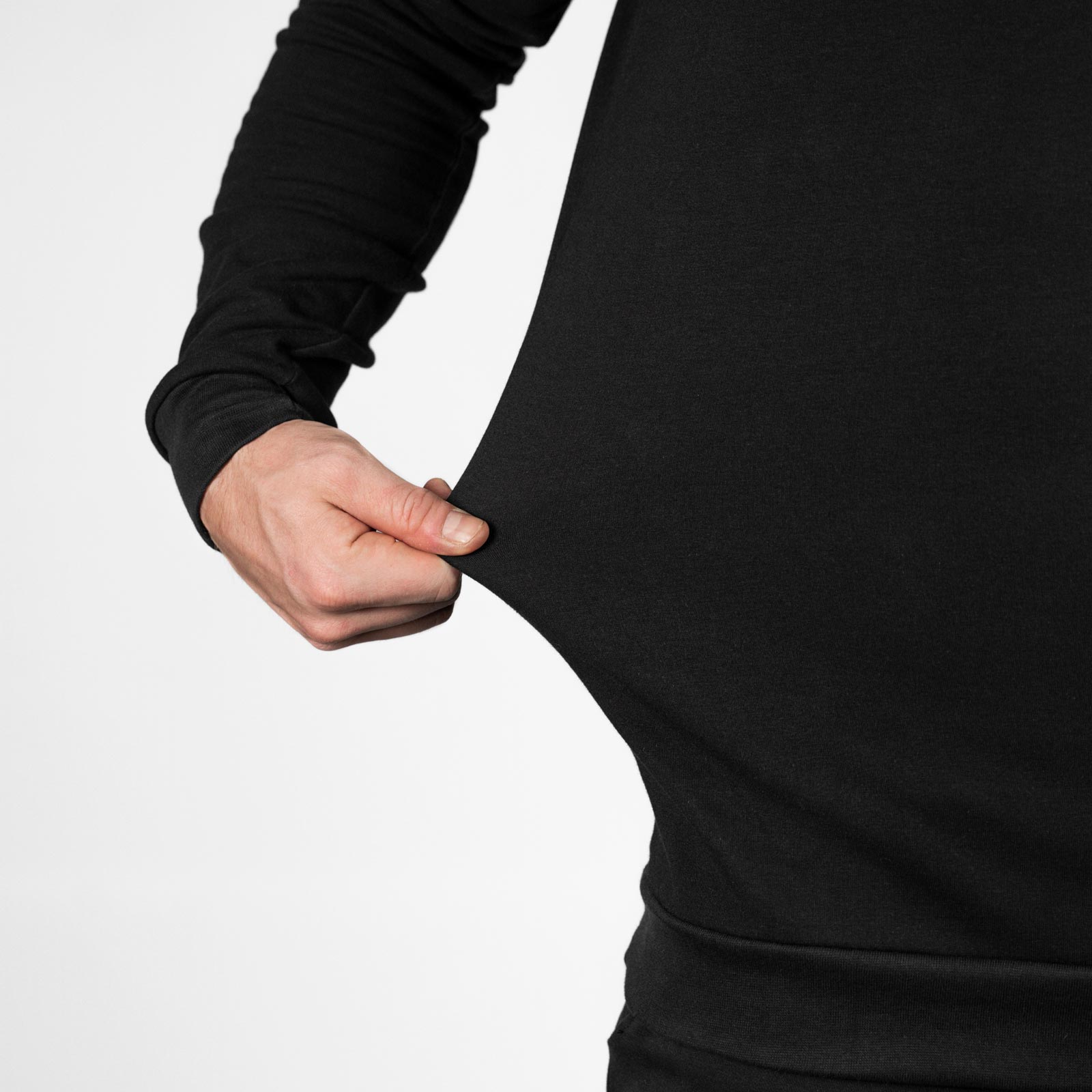 HYPERFORCE Athletic Style Muscle Fit Gym Hoodie Stretch