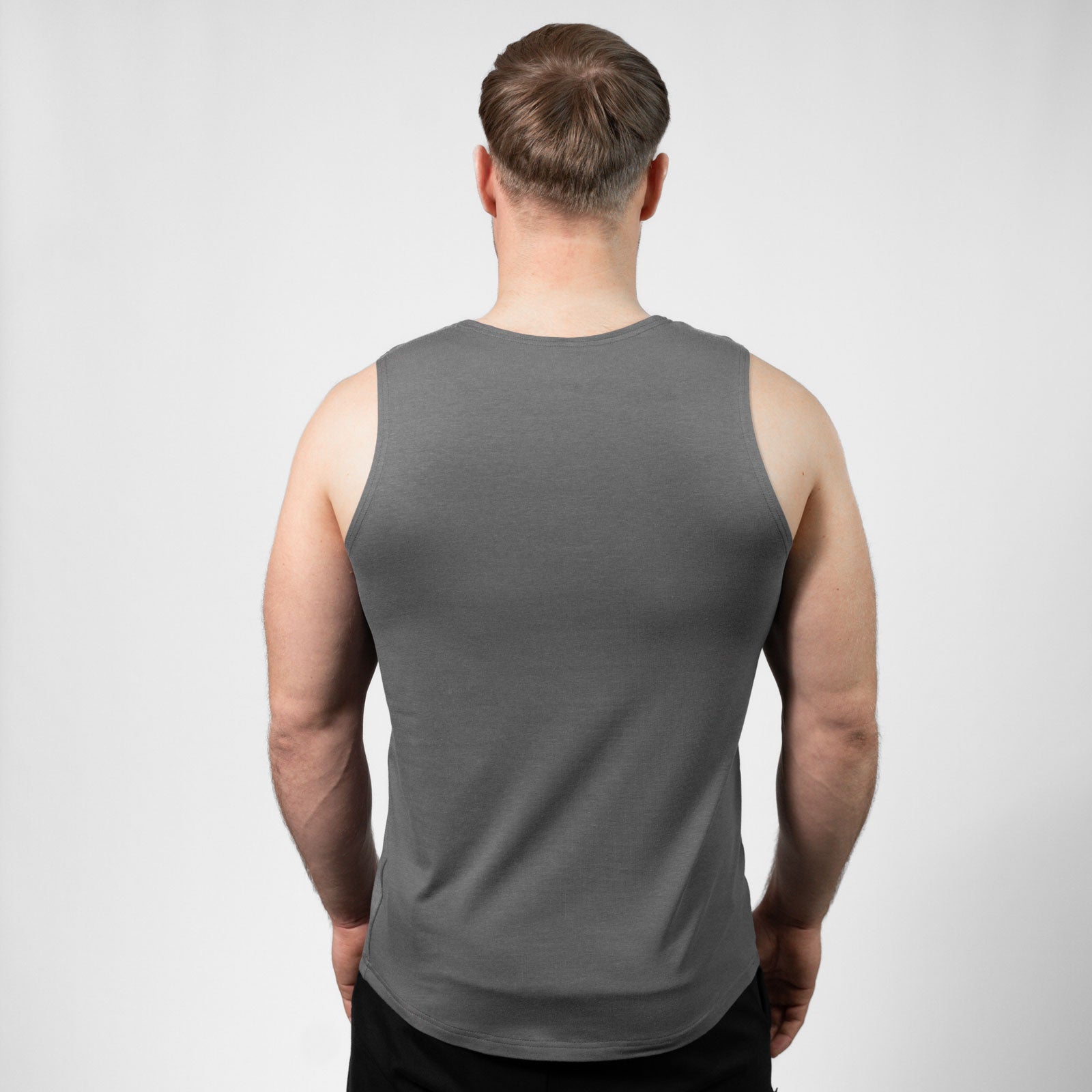 Muscle Fit Tank Top – dunkelgrau