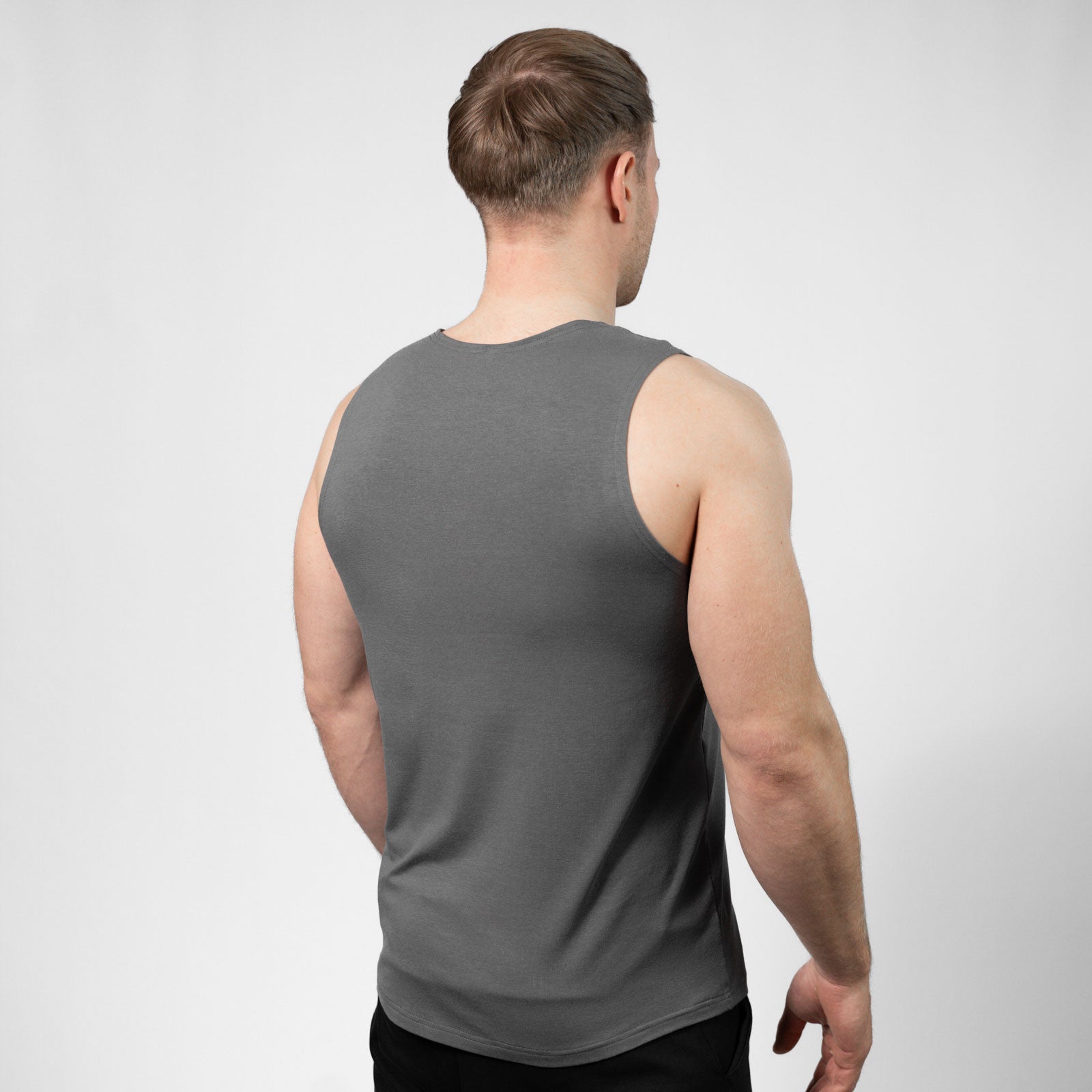 Muscle Fit Tank Top – dunkelgrau