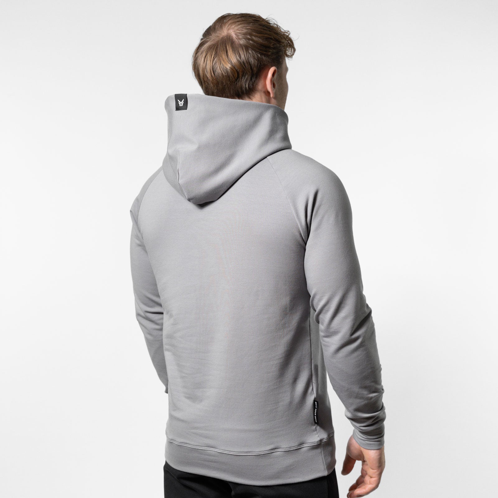 Muscle Fit Sweat Hoodie – Grau