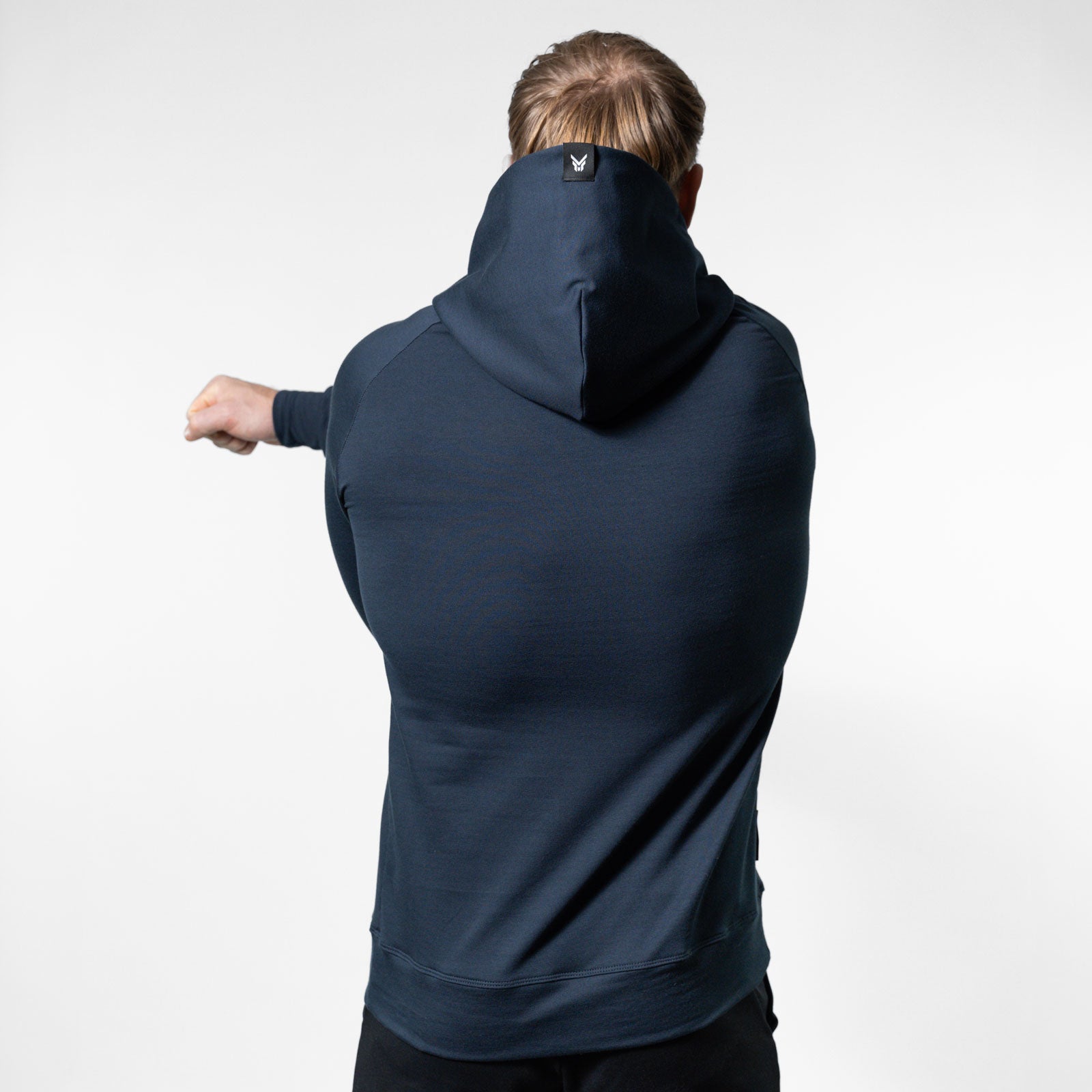 Muscle Fit Sweat Hoodie – Navy