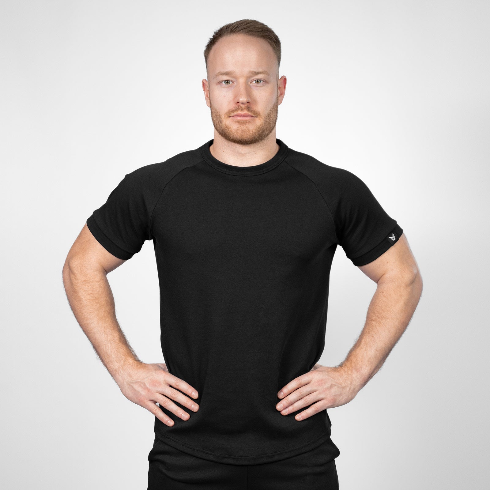 Reflexed Fit T-Shirt – schwarz