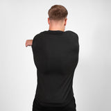 HYPERFORCE Athletic Style Muscle Fit Gym T-Shirt Back Stretch