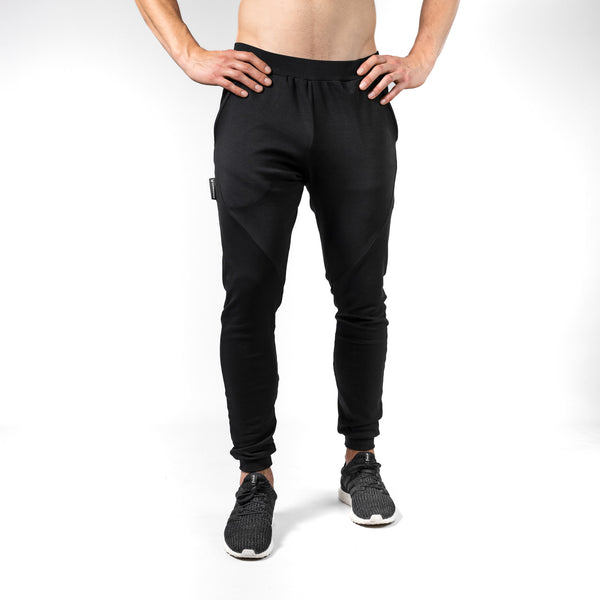 HYPERFORCE Athletic Style Muscle Fit Gym Jogger Schwarz Front
