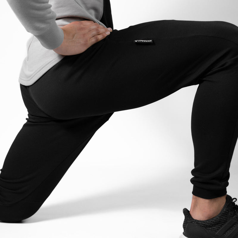 HYPERFORCE Athletic Style Muscle Fit Gym Jogger Schwarz Stretch